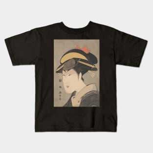 Kabuki Actor 1790 Kids T-Shirt